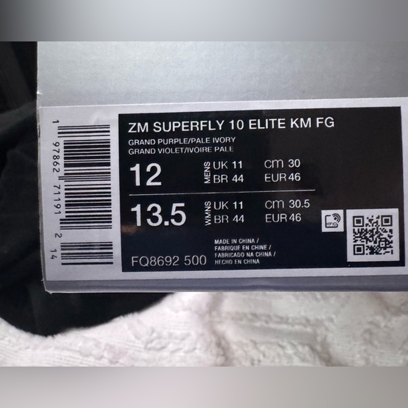 Rare soccer bundle! Size 12 men kylian mbappe ! NWT NIB! main image 7